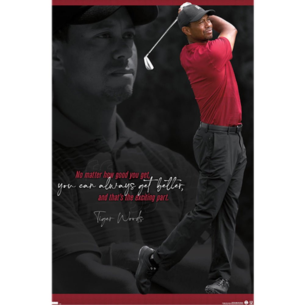 TIGER WOODS タイガーウッズ (生誕50周年 ) - Always Get Better / ポスター - PGS